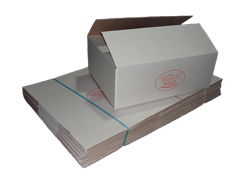 Гофроящик четырех клапанный с печатью