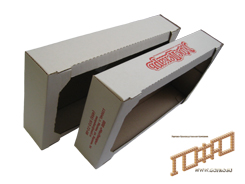 Гофролоток (тип телевизор) 435х225х75 мм с печатью